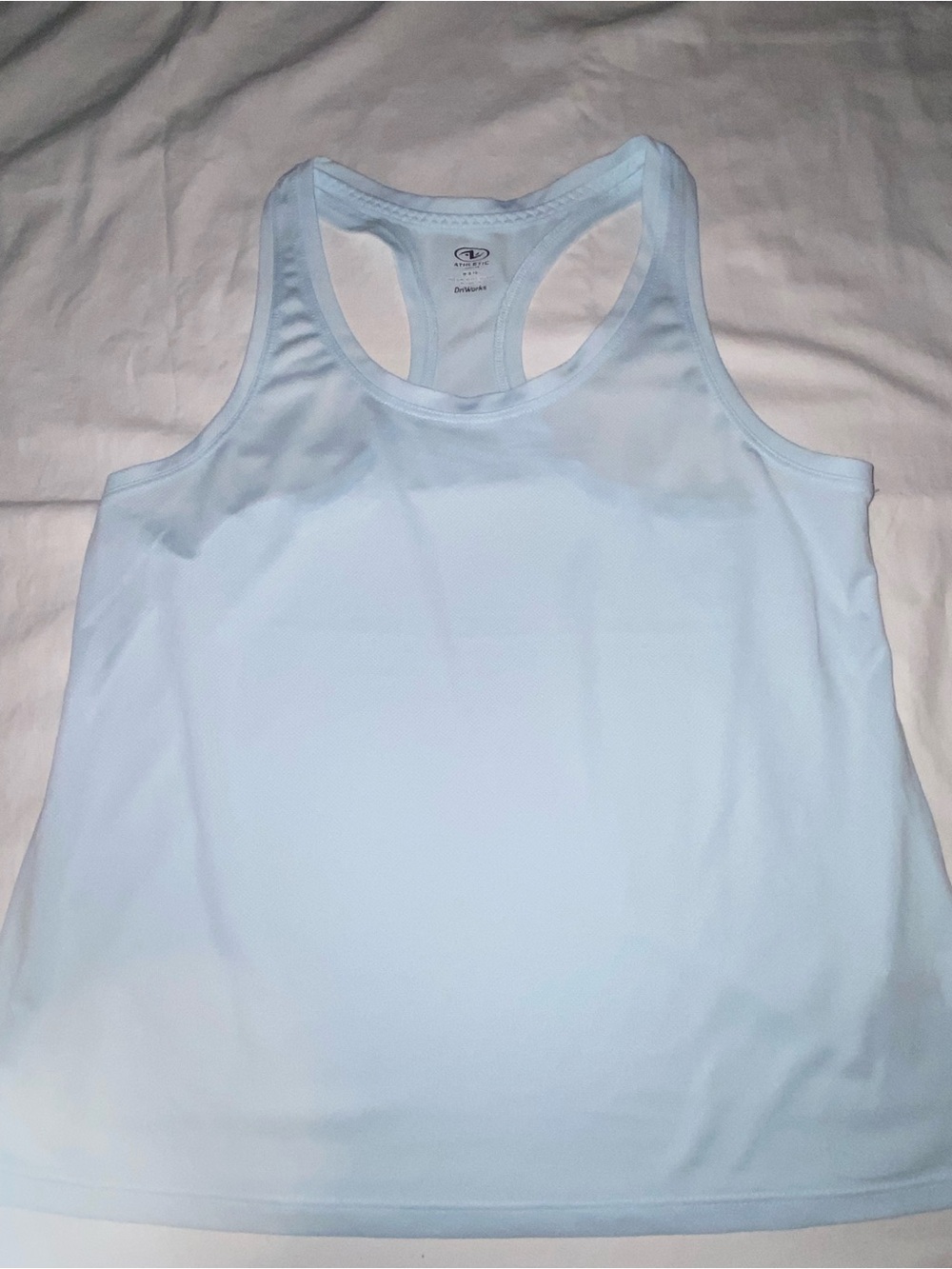 Athletic Works Light Blue DriWorks Racerback Tank - Picture 2 of 16